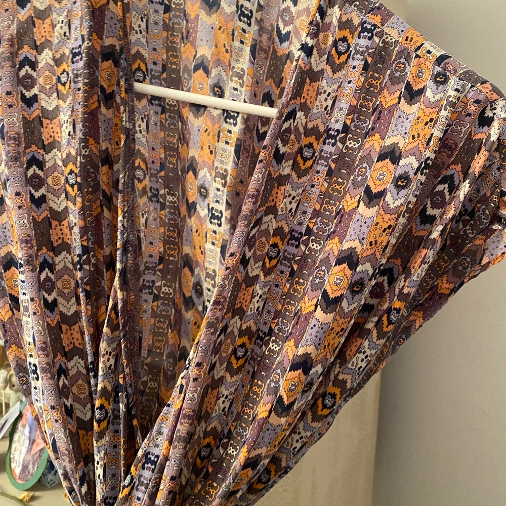 A Hunter silk wrap dress